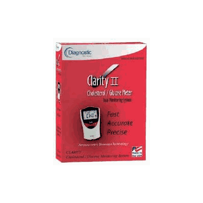 Test Strip Clarity Ii Cholesterol 25 Strips