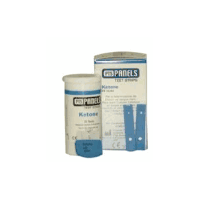 Test Strip Pts Panels Ketone 25 Tests - Test