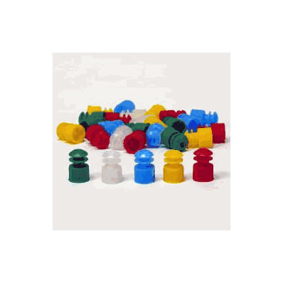 Test Tube Cap - Stopper, Plug 12mm Tube Blu (