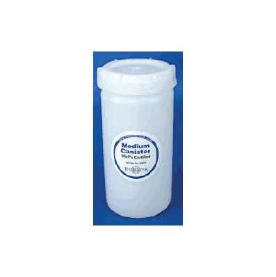 Therapak 23072 Secondary Specimen Transport Canister, 2.25" x 6" Medium Canister, 12-Tube Capacity