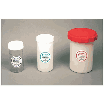 Therapak 23080 Secondary Specimen Transport Canister, Large Canister, Up to 20 Tubes Capacity