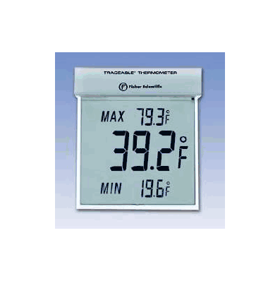 Thermometer, Dig F/Refigerator SeE Thru 25 To