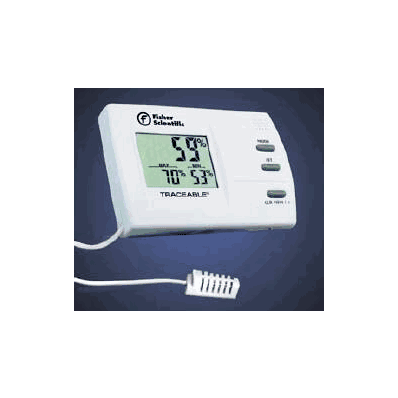 Thermometer, Trace Dig Hygrometer W/Remote Se