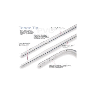 Thoracic Chest Tube Catheter 40 Fr. Right Ang