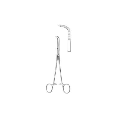 Thoracic Forceps Kantrowitz Angled 7-1/2 Inch