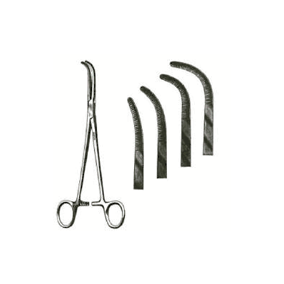 Thoracic Forceps Rumel Fully Curved 9 Inch -