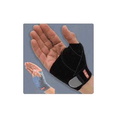 Thumb Sling Thumsling Right Hand Black Small