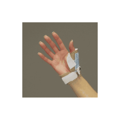 Thumb spica splint, 2.87 to 3.25", medium, left