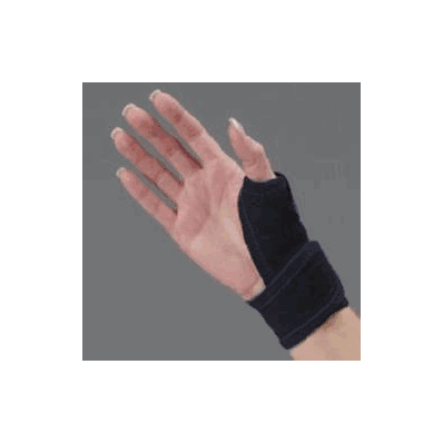 Thumb splint, large, neoprene, left/right, black