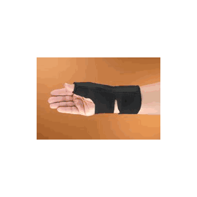 Thumb Splint Neoprene Black One Size Fits Mos