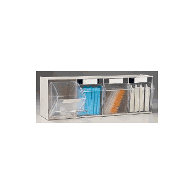 Tilters Tilt Front Bin Plastic 5 W X 5-1/4 H