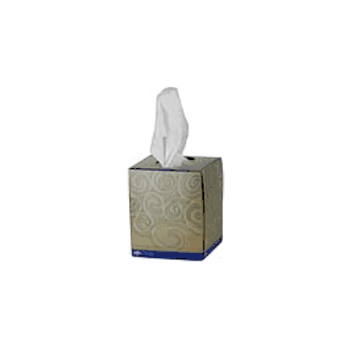 TISSUE, FACIAL, 8.75X8.33", CUBE BX