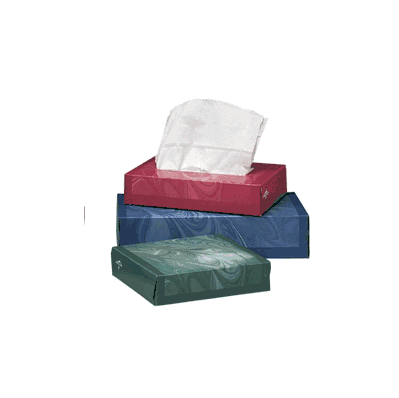 TISSUE, FACIAL, STANDARD, 5.7X7", 200/40'S