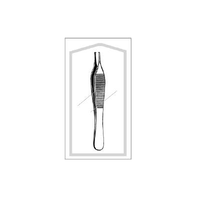 Tissue Forceps Adson Tweezer Type Straight 4-