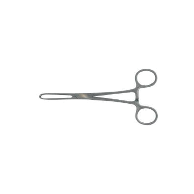 Tissue Forceps Allis Scissor Type Curved 6 In