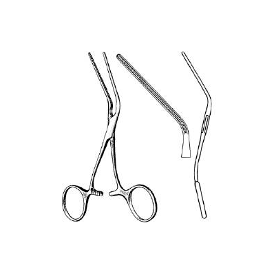 Tissue Forceps Debakey Scissor Type Angled 5