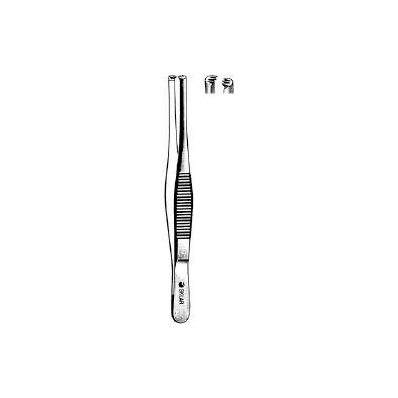 Tissue Forceps Tweezer Type Straight 5-1/2 In