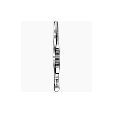 Tissue Forceps Tweezer Type Straight 5 Inch -