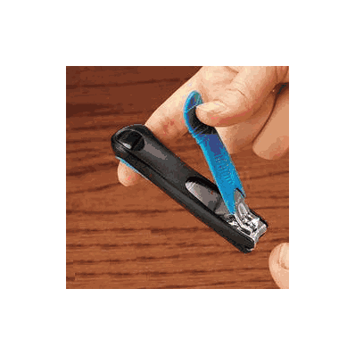 Toenail Clipper Easy Hold  Adult Thumb Pad L