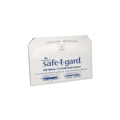 Toilet Seat Cover Safe T Gard Half Fold 14-1
