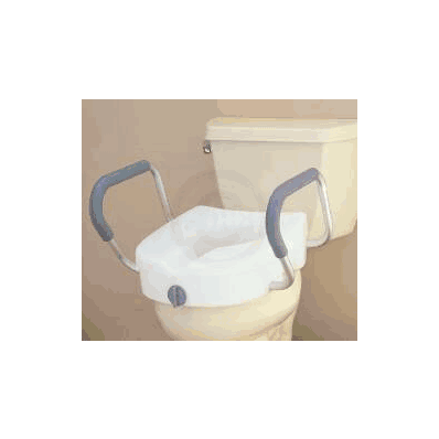 Toilet Seat, Raised W/Arms (2/Bx) - - Nova O