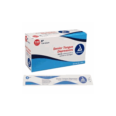 Tongue Depressor 6 Inch L - Blade, Tongue Sr