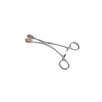 Tongue Seizing Forceps Scissor Type Straight