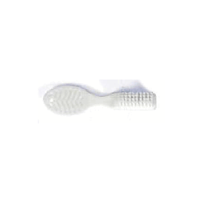 Toothbrush, White, Nylon, Thumbprint