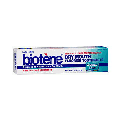 Toothpaste, Biotene Dry Mouth Brand with Ge