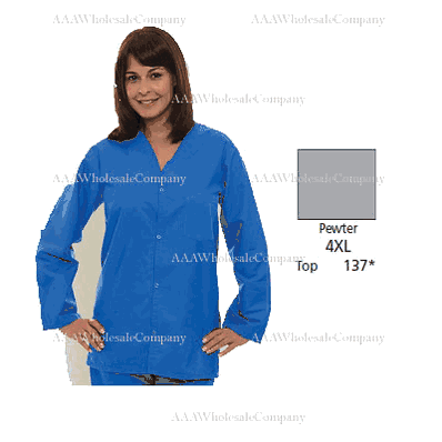 Top Pajama, 4X-Large, Pewter