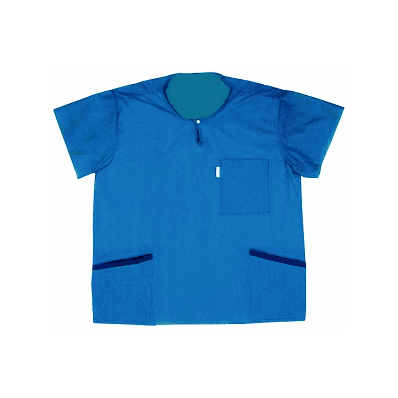 Top, Scrub, Blue, Xl - Medline