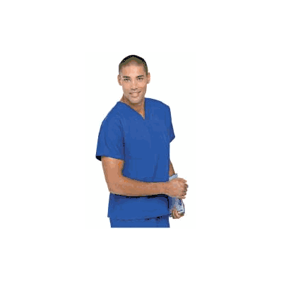 Top, Scrub V-neck Unsx Navy Xl - - Landau Un