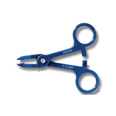 Towel Clamp 10.7 Cm Plastic - Ribbed Jaw Pads