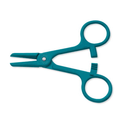 Towel Clamp, Tube Clamp, 4.5", Green