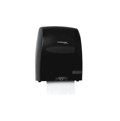 Towel Dispenser, Color BLACK SMOKE GREY