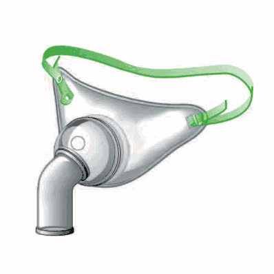 Trach Mask, Adult, No Tubing - 50/Cs - Dynare