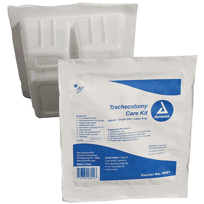 Tracheostomy Kit With Gloves Sterile, 2 compa