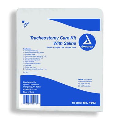 Tracheostomy Kit With Saline, Sterile - 20/Cs