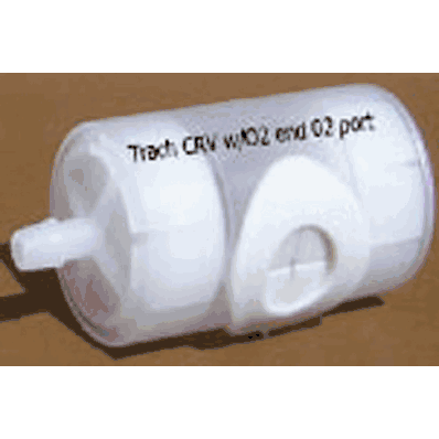 Tracheostomy Tube with O2 Port, Clear