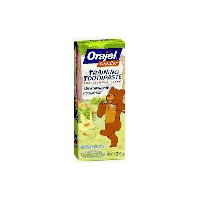 Training Toothpaste Orajel Toddler Bubble Bu