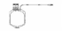Fenwal 4R2024 Transfer Pack, Needle Adapter, 600 mL, 12/bx 8bx/cs (96/cs) 