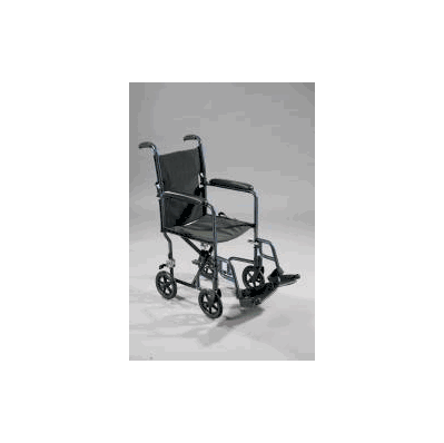Transport Chair Aluminum 300 Lbs Black - Chai