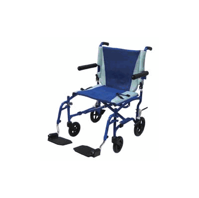 Transport Chair Aluminum 250 Lbs Flip Back Ar