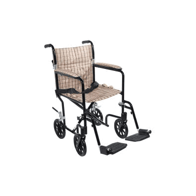 Transport Chair Fly-weight Aluminum Frame 300