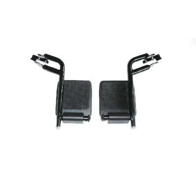 Transport Chair Footrest, color Silver