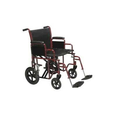 Transport Chair Steel 420 Lbs Removable, Reve