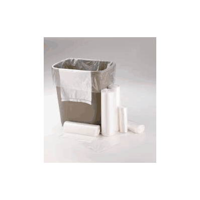 Trash Bag, 24" x 29", CLEAR, 0.70 mil, Heavy Duty