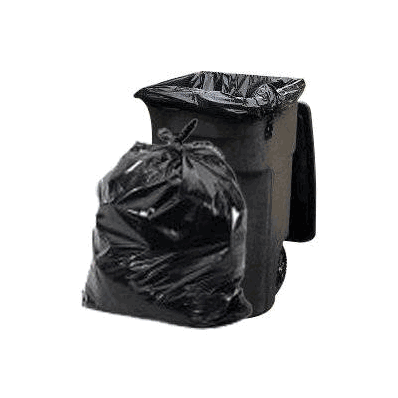 Liner, Trash Blk 43x48 16mic (200/Cs) - - Sa