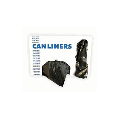 Trash Bag Black 8 To 10 Gallon 24 X 24 Inch -