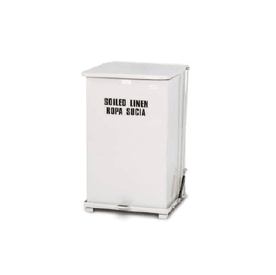 Trash Can The Silent Defenders 40 Gallon Whi